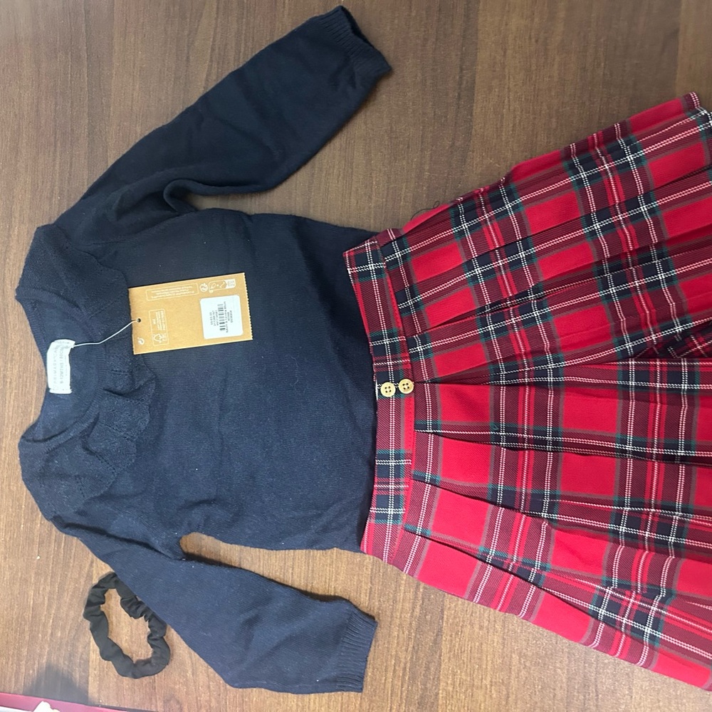 Primark Navy and Red Kids Matching Set